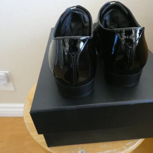 Saint Laurent Women Patent Leather Shoes Size 37.5 - Picture 6 of 10